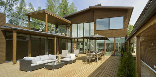 Fertigbauhaus - RUSKA - Polar Life Haus - umweltfreundlich / modern / mit Terrasse