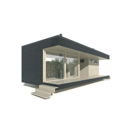 Fertigbauhaus - PLUSSAUNA - Polar Life Haus - umweltfreundlich / modern / aus Holz