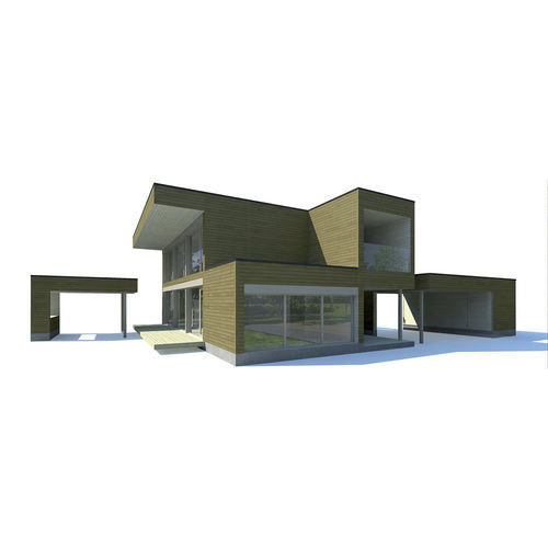 Fertigbauhaus - PLUSHOUSE A 205 - Polar Life Haus - umweltfreundlich / modern / 2-Etagen