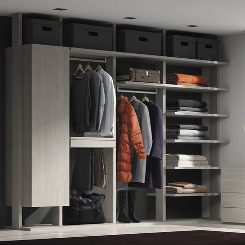 Wandmontierter begehbarer Kleiderschrank - VISTA - Besform - modern / Metall