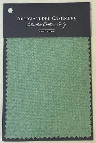 Stoff für die Innenarchitektur - ACQUA GREEN - ARTIGIANI DEL CASHMERE - Für Plaid / einfarbig / aus Kaschmir