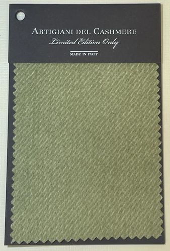 Vorhangstoff - Avocado - ARTIGIANI DEL CASHMERE - für die Innenarchitektur / Für Plaid / einfarbig