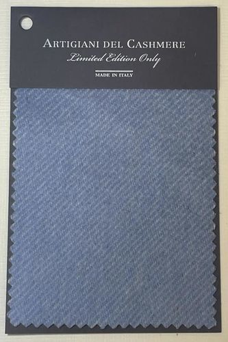 Stoff für die Innenarchitektur - AZURE - ARTIGIANI DEL CASHMERE - Für Plaid / einfarbig / aus Kaschmir