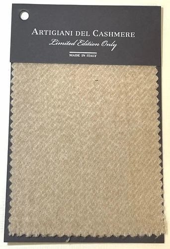 Stoff / Für Plaid - DUNE - ARTIGIANI DEL CASHMERE - einfarbig / aus Kaschmir / Webware