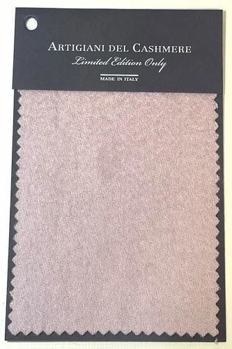 Stoff für die Innenarchitektur - TEA ROSE - ARTIGIANI DEL CASHMERE - Für Plaid / einfarbig / aus Kaschmir