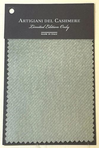 Stoff für die Innenarchitektur - VERDE ACQUA - ARTIGIANI DEL CASHMERE - Für Plaid / einfarbig / aus Kaschmir