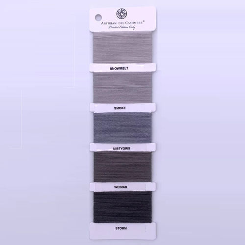 Stoff / Für Plaid - GREY/BROWN YARNS - ARTIGIANI DEL CASHMERE - für die Innenarchitektur / einfarbig / aus Kaschmir