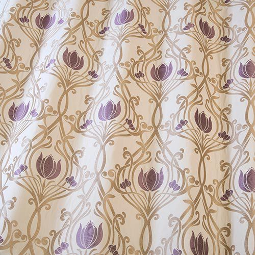 Möbelstoff - AMETHYST SERPENTINE - Loome Fabrics - für Vorhänge / Blumenmotive / Polyester