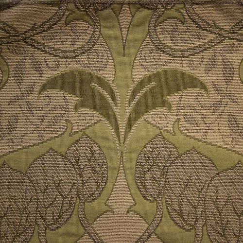 Vorhangstoff - SWEET PEA CILANTRO - Loome Fabrics - Damast-Motiv / Baumwolle / Polyester