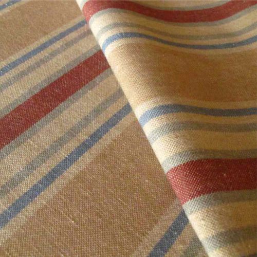 Vorhangstoff - HARBOUR CLIPPER - Loome Fabrics - Streifenmuster / Baumwolle / Leinen