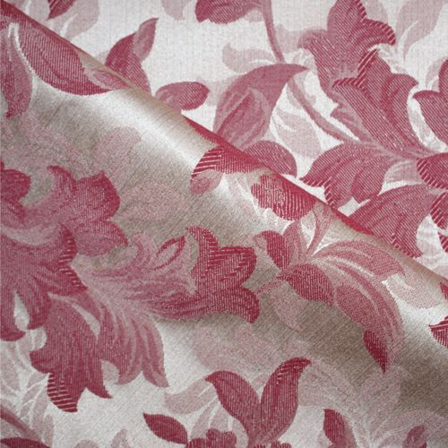 Vorhangstoff - PORCHESTER BORDEAUX - Loome Fabrics - Blumenmotive / Baumwolle / Polyester