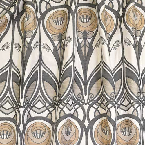 Möbelstoff - ROSES MUSTARD - Loome Fabrics - für Vorhänge / Motiv / Baumwolle