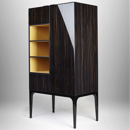 Sideboard mit hohen Beinen - MADISON - Rossato Srl - klassisch / Ebenholz / Metall