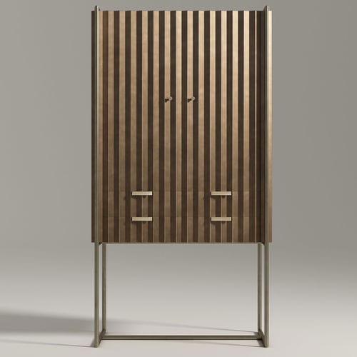 Sideboard mit hohen Beinen - TAYLOR  - Rossato Srl - modern / Bronze / gebürstetes Messing