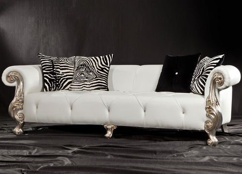 Kompaktes Sofa - OCEANO LEATHER - ORSITALIA - Neobarock / für Wohnzimmer / für Yacht