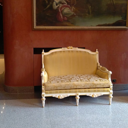 Sofa / Louis XVI - IMPERO - ORSITALIA - für Wohnzimmer / für Yacht / Samt