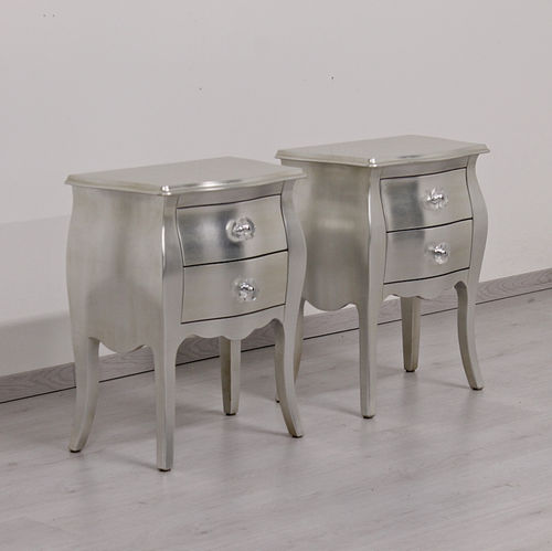 Nachttisch / Louis XV - BUTTERFLY 2 DRAWERS - ORSITALIA - lackiertes Holz / hochglanzlackiertes Holz / mattlackiertes Holz