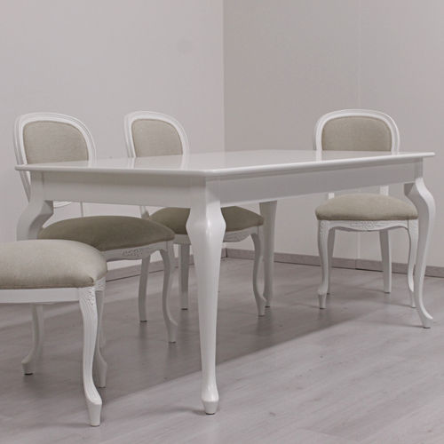 Esstisch / originelles Design - SCIABOLA - ORSITALIA - Massivholz / lackiertes Holz / Buche
