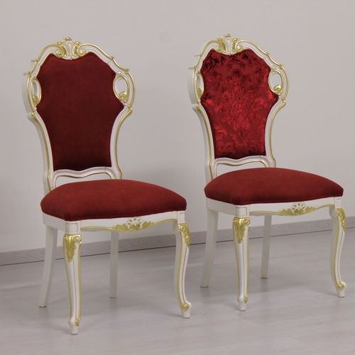 Esszimmerstuhl / französischer Stil - VENERE - ORSITALIA - für den Innenraum / Samt / Satin