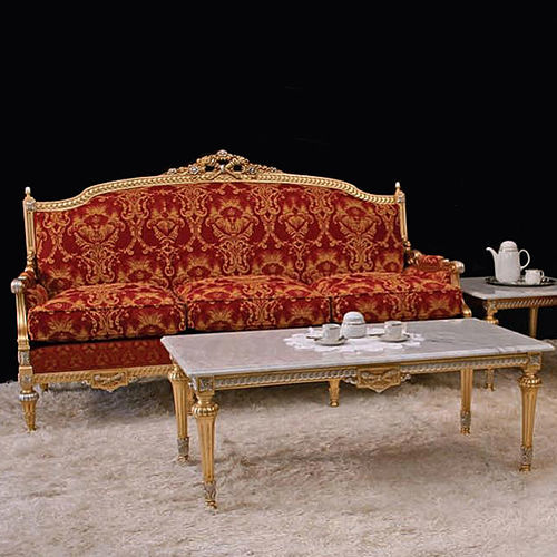Kompaktes Sofa - TORONTO - ORSITALIA - Gustavianischer Stil / für Wohnzimmer / Samt