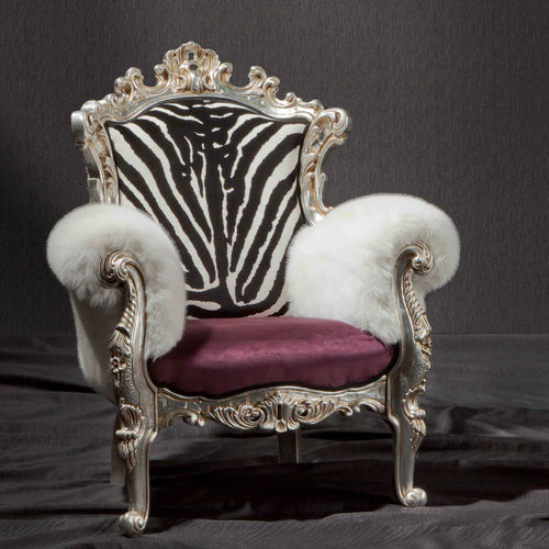 Neobarock-Sessel - BABY - ORSITALIA - Stoff / Leder / Kunstleder