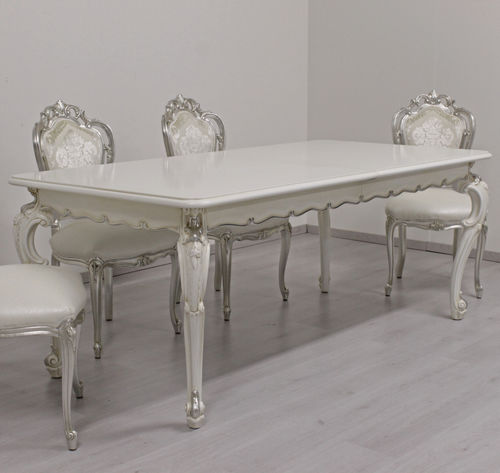 Esstisch / Louis XV - PRINCESS - ORSITALIA - mattlackiertes Holz / lackiertes Holz / Buche