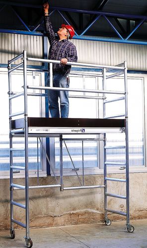 Aluminiumgerüst - ALUPONT QUICK - Frigerio Carpenterie - auf Rollen
