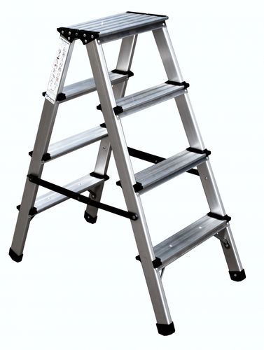 Professionelle Klappleiter / Stahl - 6030 - Frigerio Carpenterie - für Außenbereich / für den Innenbereich