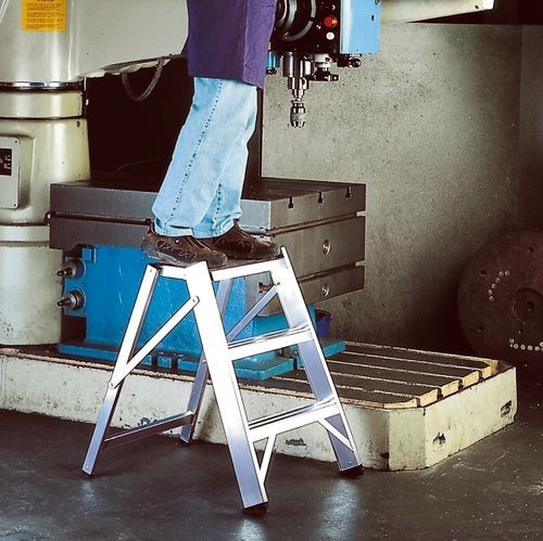 Professionelle Klappleiter / Stahl - 6027 - Frigerio Carpenterie - für Außenbereich / für den Innenbereich