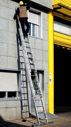 Professionelle Leiter / Arbeit - 3051N - 3060N - Frigerio Carpenterie - teleskopisch / Anstell / Aluminium