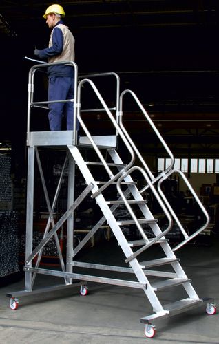 Arbeits-Arbeitsplattformleiter - 7760-7780 - Frigerio Carpenterie - Anstell / Metall / Industrie
