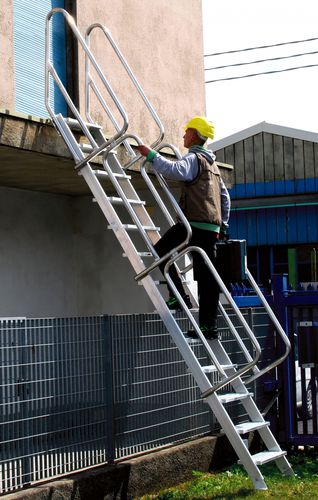 Professionelle Leiter / Zugang - 7366 - 7368 - Frigerio Carpenterie - stationär / Metall / Industrie
