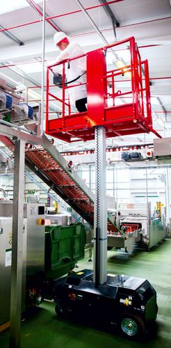 Drehbare Hubarbeitsbühne - PA - Frigerio Carpenterie - für Außenbereich / für den Innenraum / automatisiert