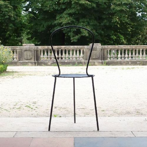Moderner Stuhl - L'ASSISE - Airborne - für Garten / Stahl / Gestell aus Stahl