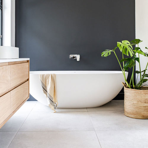 Ovale Badewanne - CHARLOTTE  - Livingstone Baths - freistehend / zur beruflichen Nutzung / Verbundwerkstoff