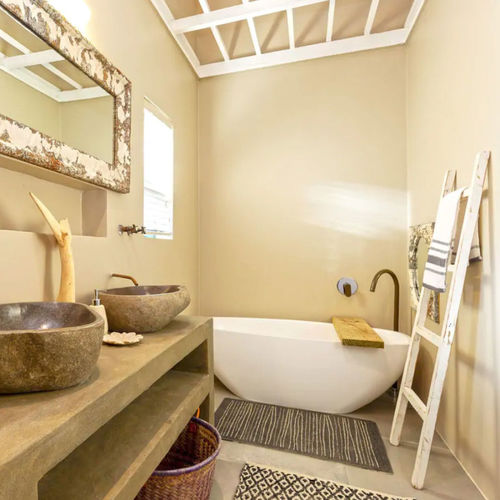 Ovale Badewanne - REDERE PETITE - Livingstone Baths - freistehend / Verbundwerkstoff / Stein