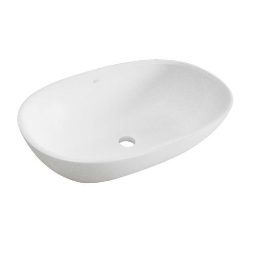 Aufsatzwaschbecken - MARGARET - Livingstone Baths - Verbundwerkstoff / oval / modern