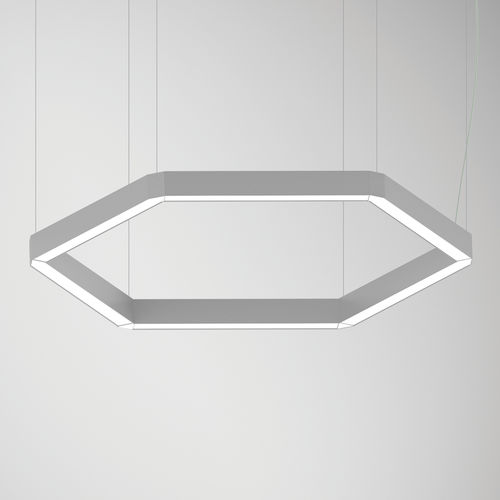 Hängendes Beleuchtungsprofil - REBA 50 Hexa - INDELAGUE | ROXO Lighting - LED / extrudiertes Aluminium / dimmbar