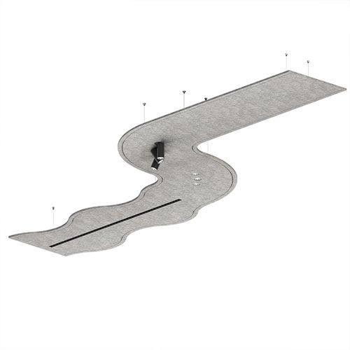 Hängeleuchte - SONA - INDELAGUE | ROXO Lighting - LED / halbrund / linear