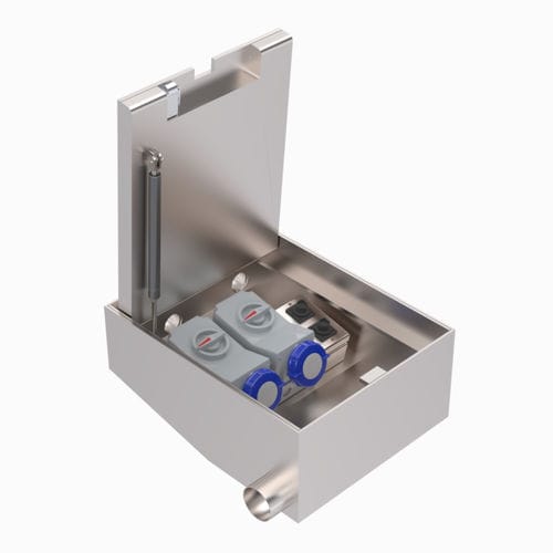 Bodeneinheits-Sperrpfosten - TYPE 7 - Kent Stainless - Fußgänger / Stromversorgung / versenkbar