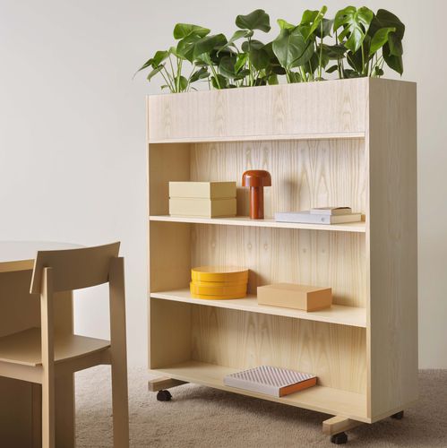 Bodenstehende Bürotrennwand - ZORLA - ZilenZio - Stoff / Metall / Holz