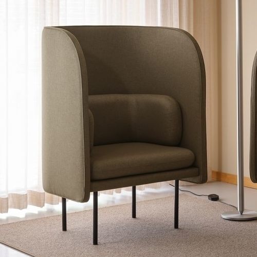 Moderner Sessel - Tune  - ZilenZio - Stoff / Holz / mit abnehmbarem Bezug