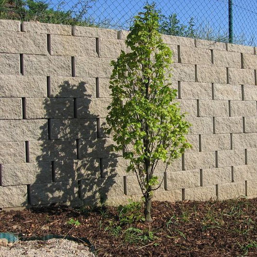 Massiv-Betonstein - GEOSTONE MINIBENT - KB BLOK - für Stützmauer / hochbelastbar
