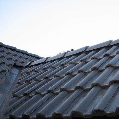 Verfalzt-Dachziegel - SELSKA - KB BLOK - Beton / schwarz / braun