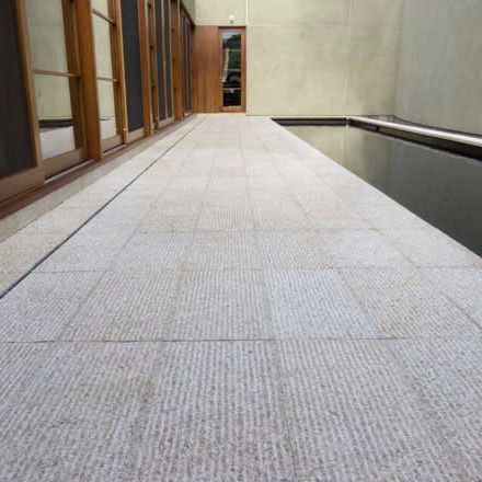 Granitfliesen - TILES : SILVER GREY - DVTSTONE - geflammt / sandgestrahlt / glatt