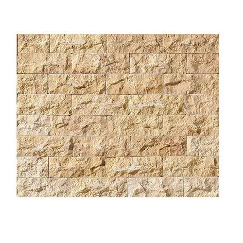 Travertinverblender - ROCKFACE TILES - PANGEA - für den Innenraum / für Außenbereich / texturiert
