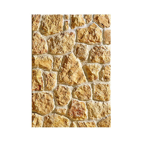 Naturstein-Verblender - ROCKFACE - PANGEA - Innenbereich / für Außenbereich / texturiert