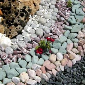 Rundkies für Terrasse - TUMBLED STONES  - PANGEA - Pflaster