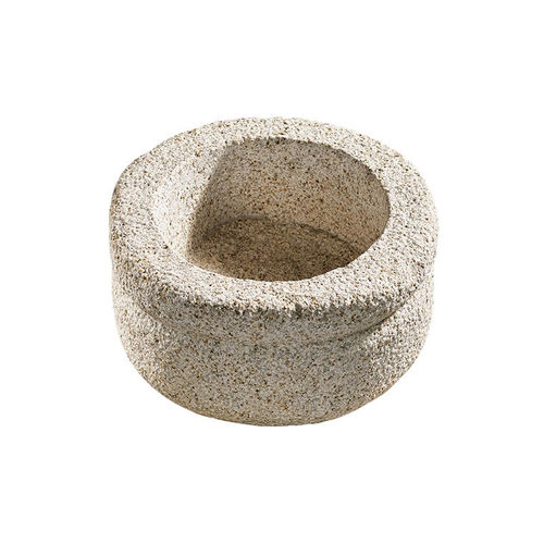 Granit-Pflanzgefäß - BASALT - PANGEA - freistehend / rund / oval