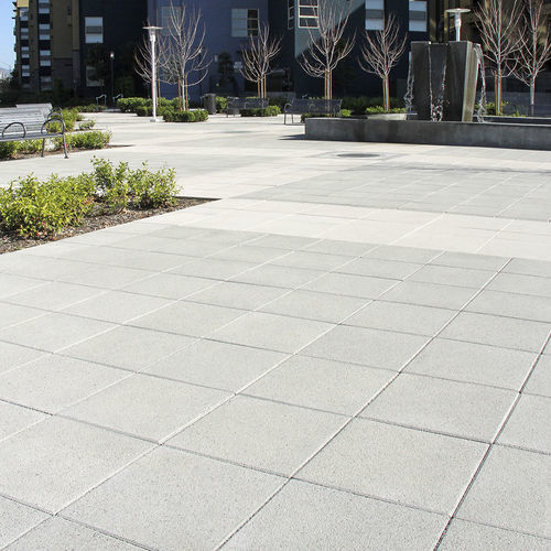 Steinplattenbelag - 18 x 18 - ACKER STONE - für Außenbereich / glatt / Farbe anpassbar